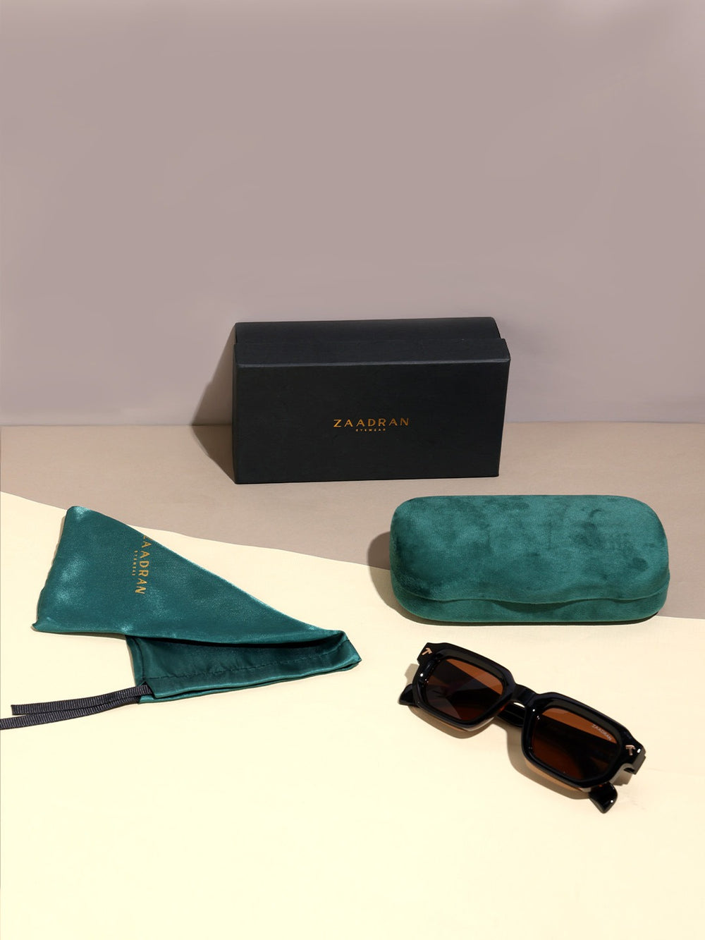 Romania | Black Rectangle Sunglass