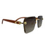 Iceland | Brown Rimless Wayfarer Sunglass