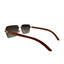 Iceland | Brown Rimless Wayfarer Sunglass