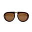 Toronto | Golden Brown Foldable Aviator Sunglass