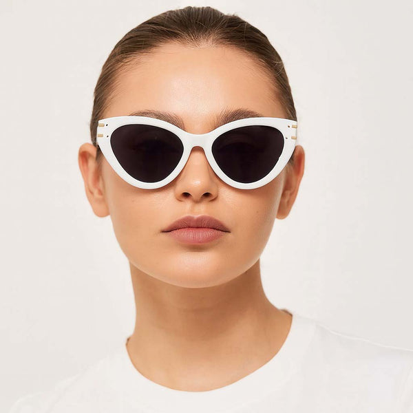 Paris | White Cateye Sunglass