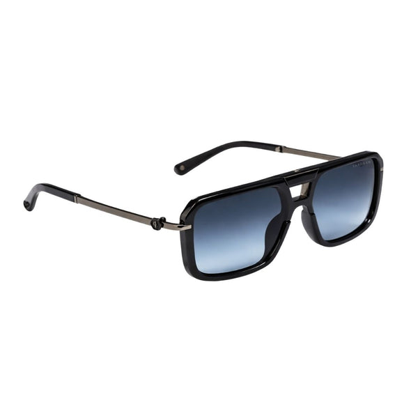 Zambia | Black Blue Aviator Sunglass