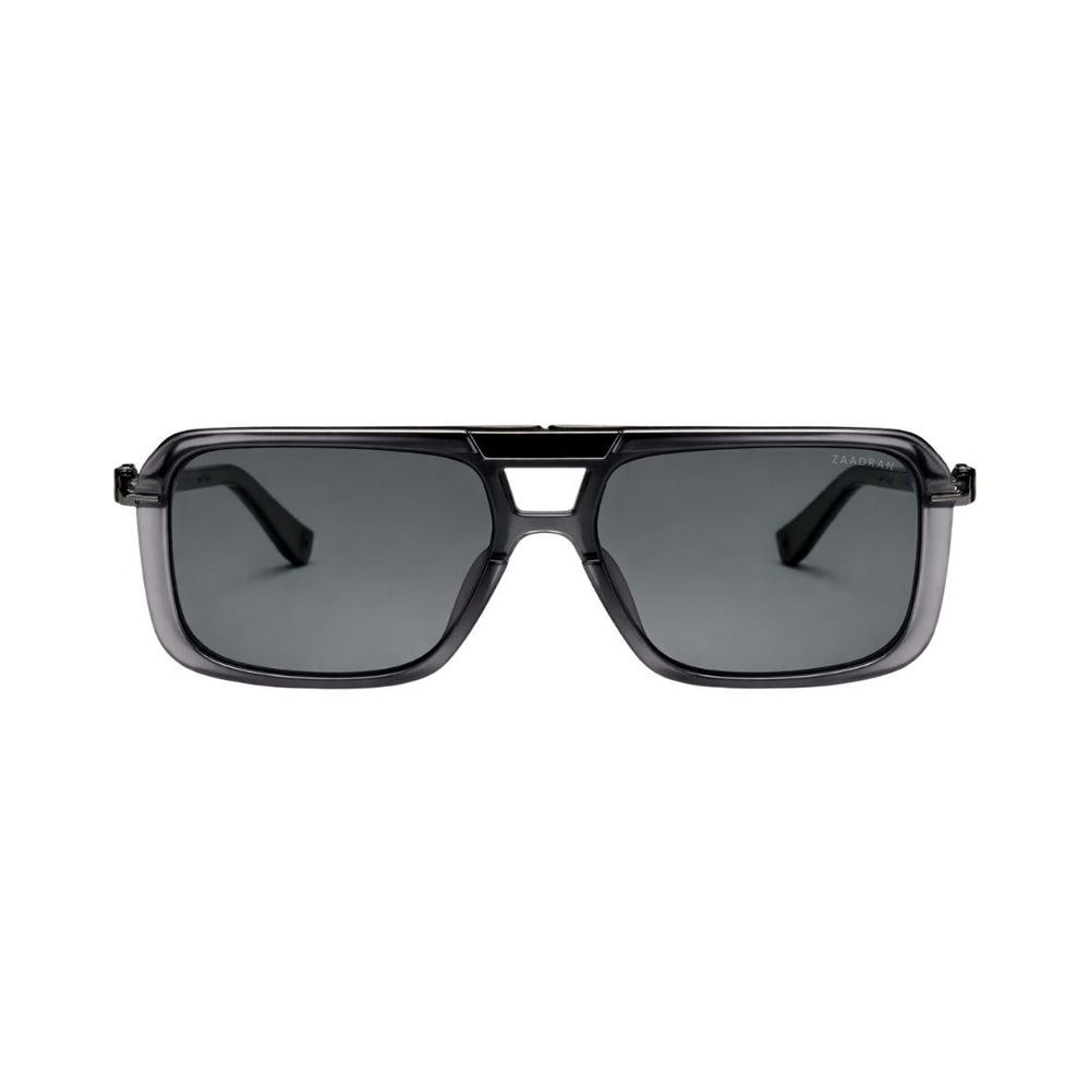 Zambia | Grey Black Aviator Sunglass