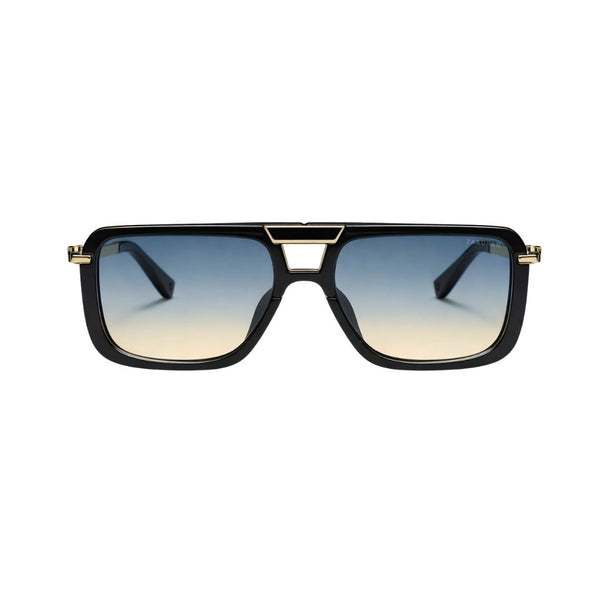 Zambia | Golden Dual Tone Aviator Sunglass