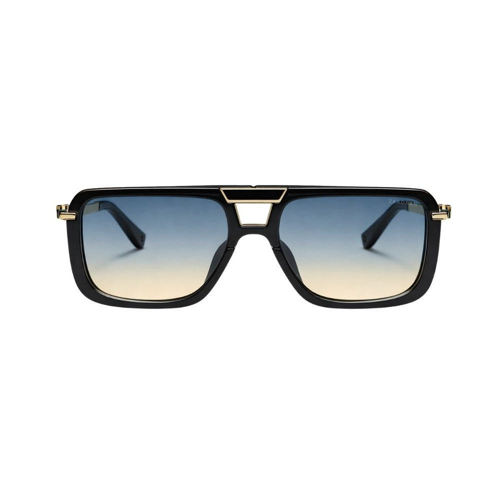 Zambia | Golden Dual Tone Aviator Sunglass