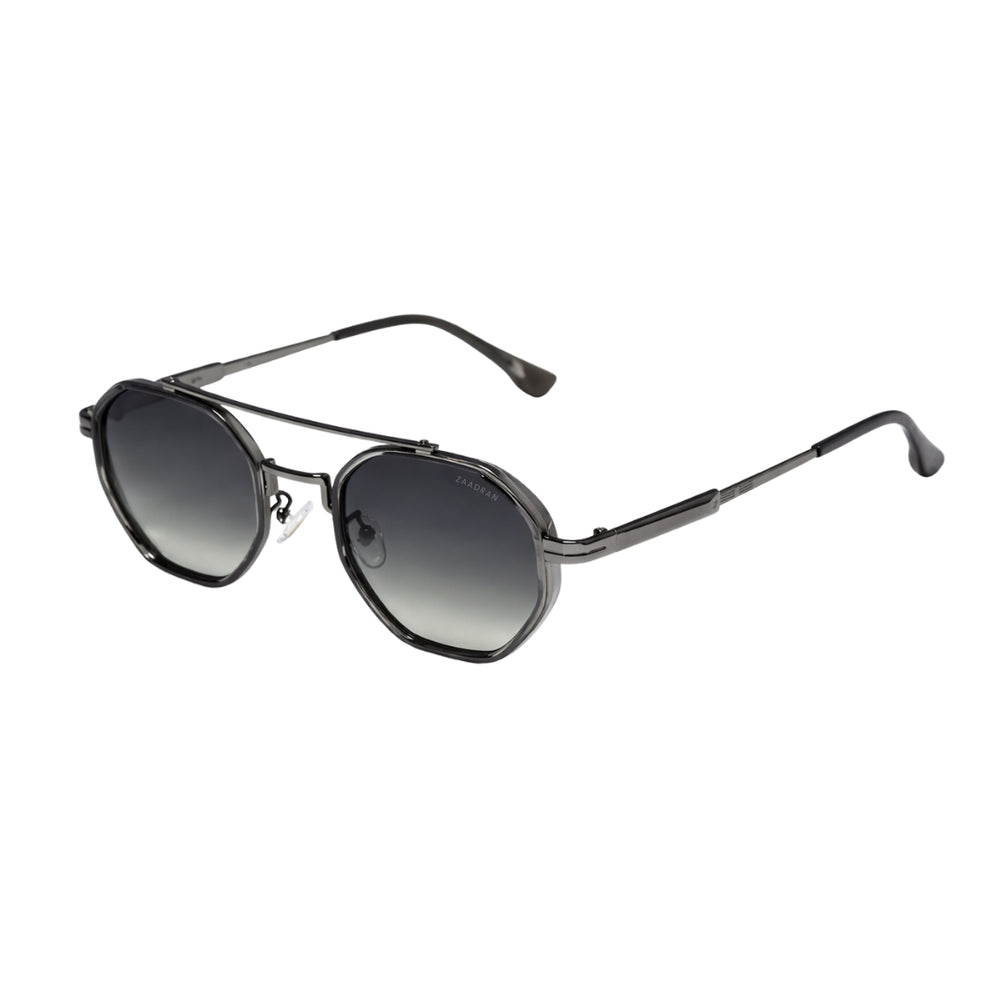Jamaica | Silver Black Wayfarer Sunglass