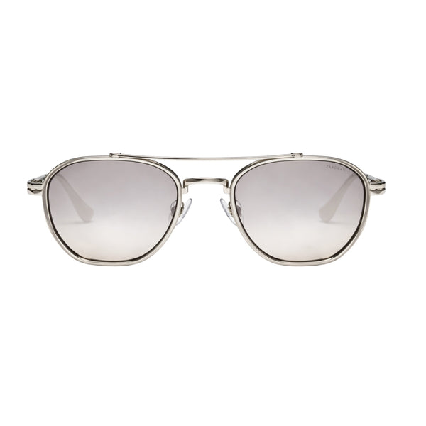 Jamaica | Silver Transparent Wayfarer Sunglass