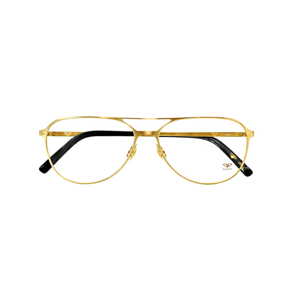 Golden Transparent Aviator Eyewear | Pinelli Edition Opticals