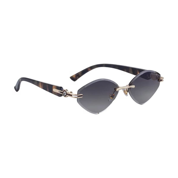 Latvia | Leopard Black Cateye Sunglass