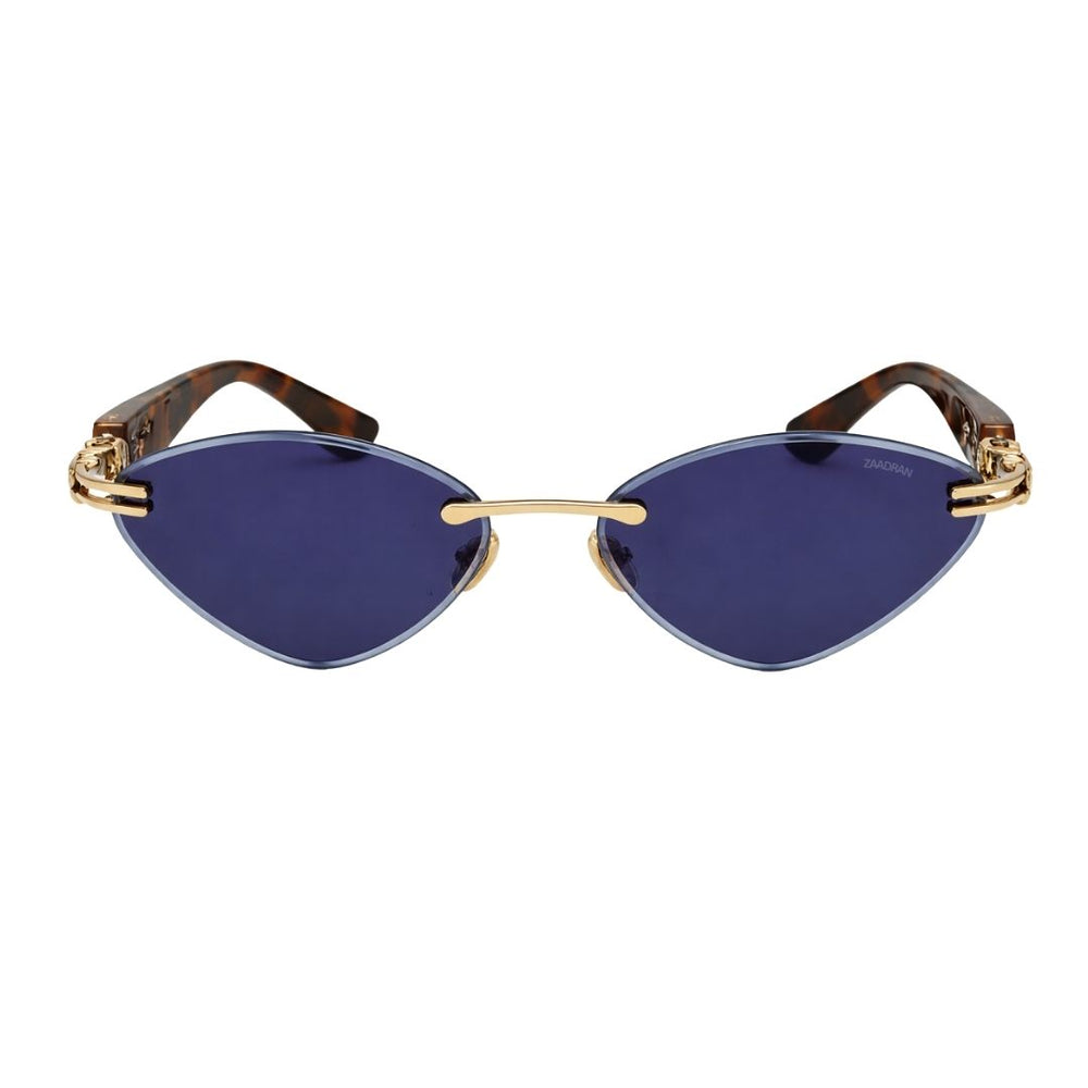 Latvia | Leopard Blue Cateye Sunglass