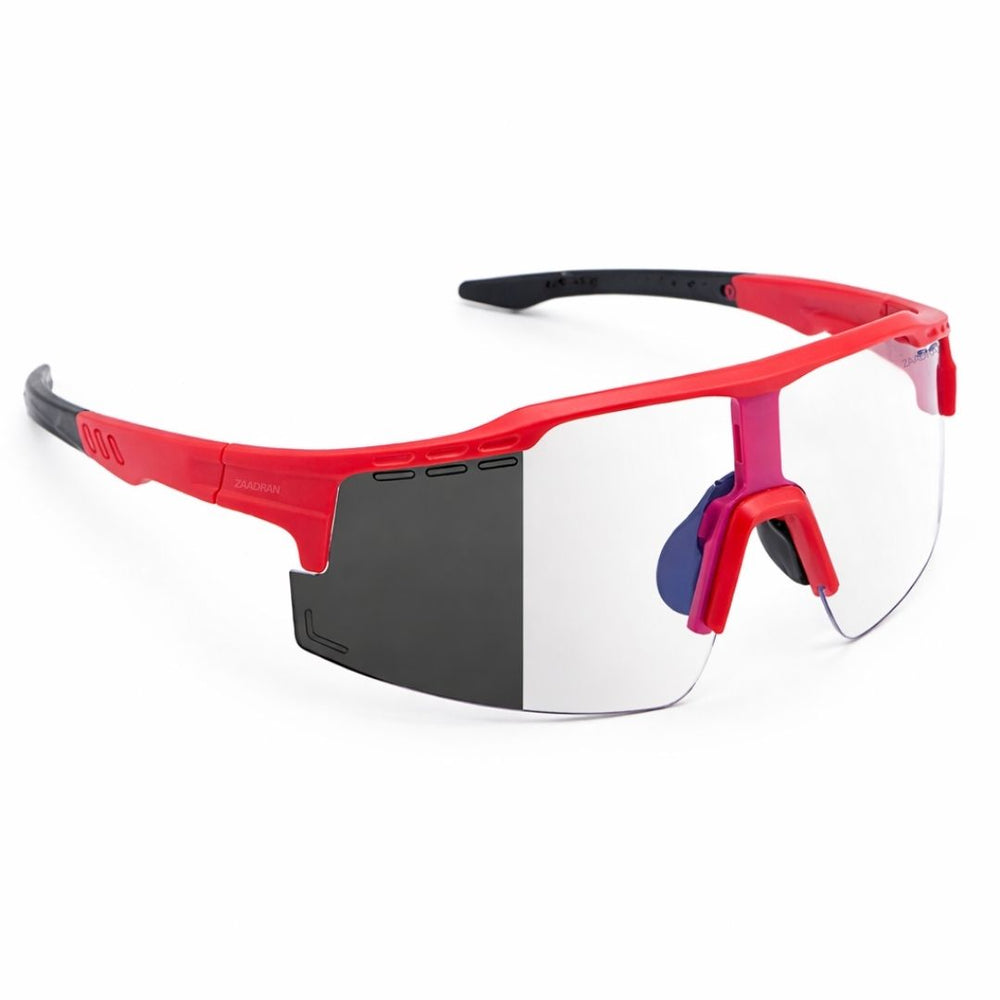 Phantom Visor | Red Transparent Wrap Around Sports Sunglass