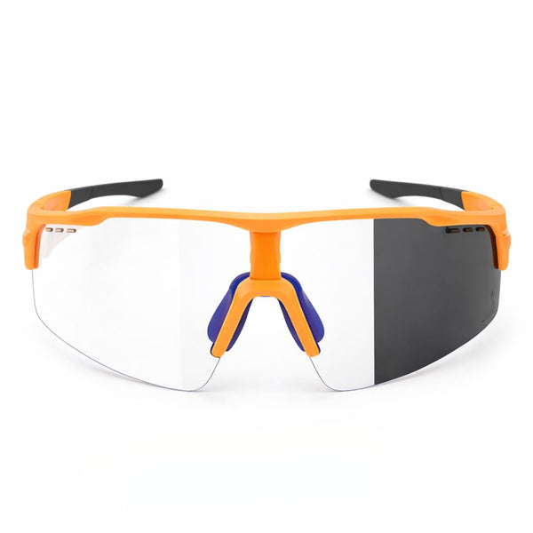 Phantom Visor | Orange Transparent Wrap Around Sports Sunglass