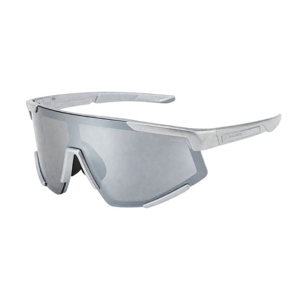 Visor | Silver Wrap Around Sports Sunglass