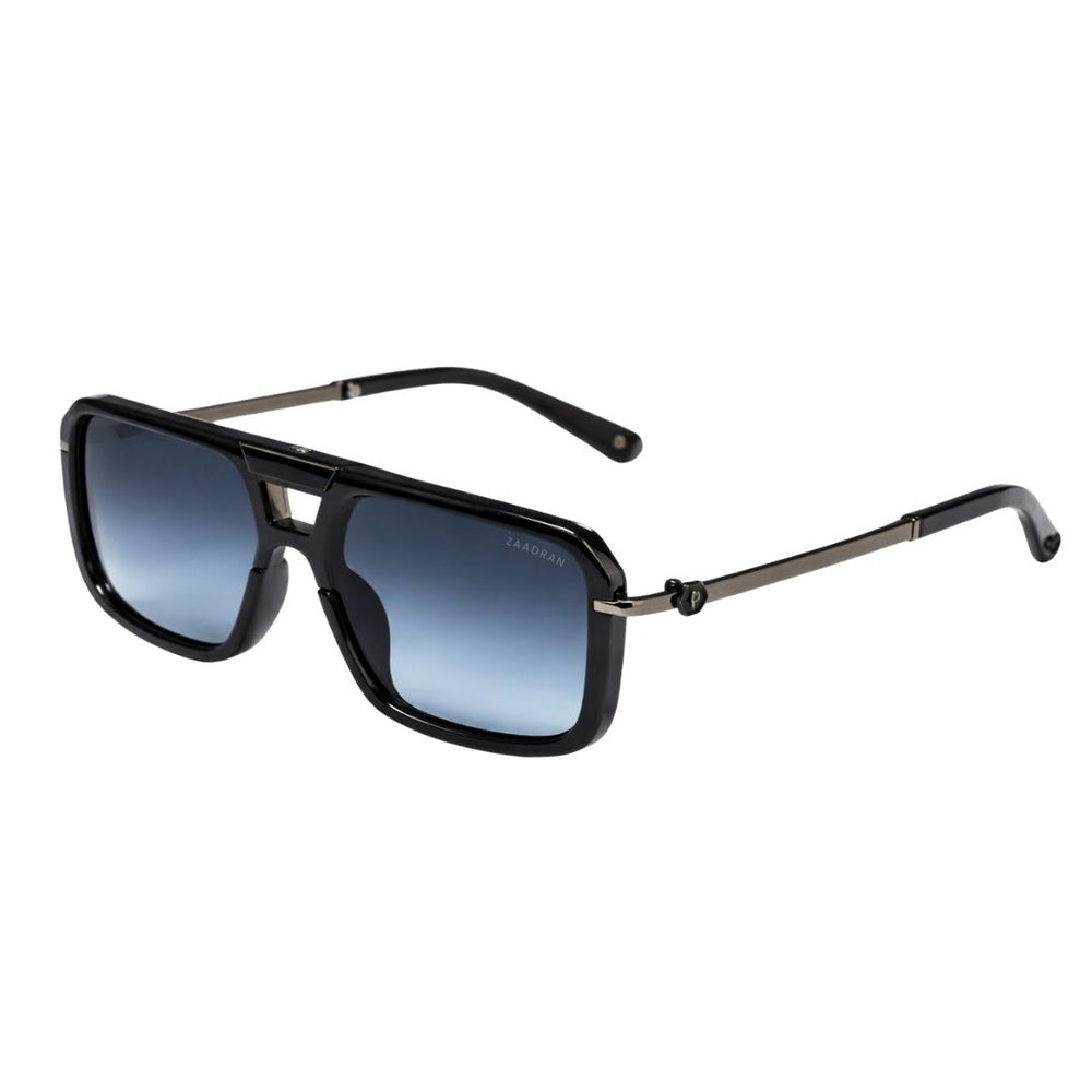 Zambia | Black Blue Aviator Sunglass
