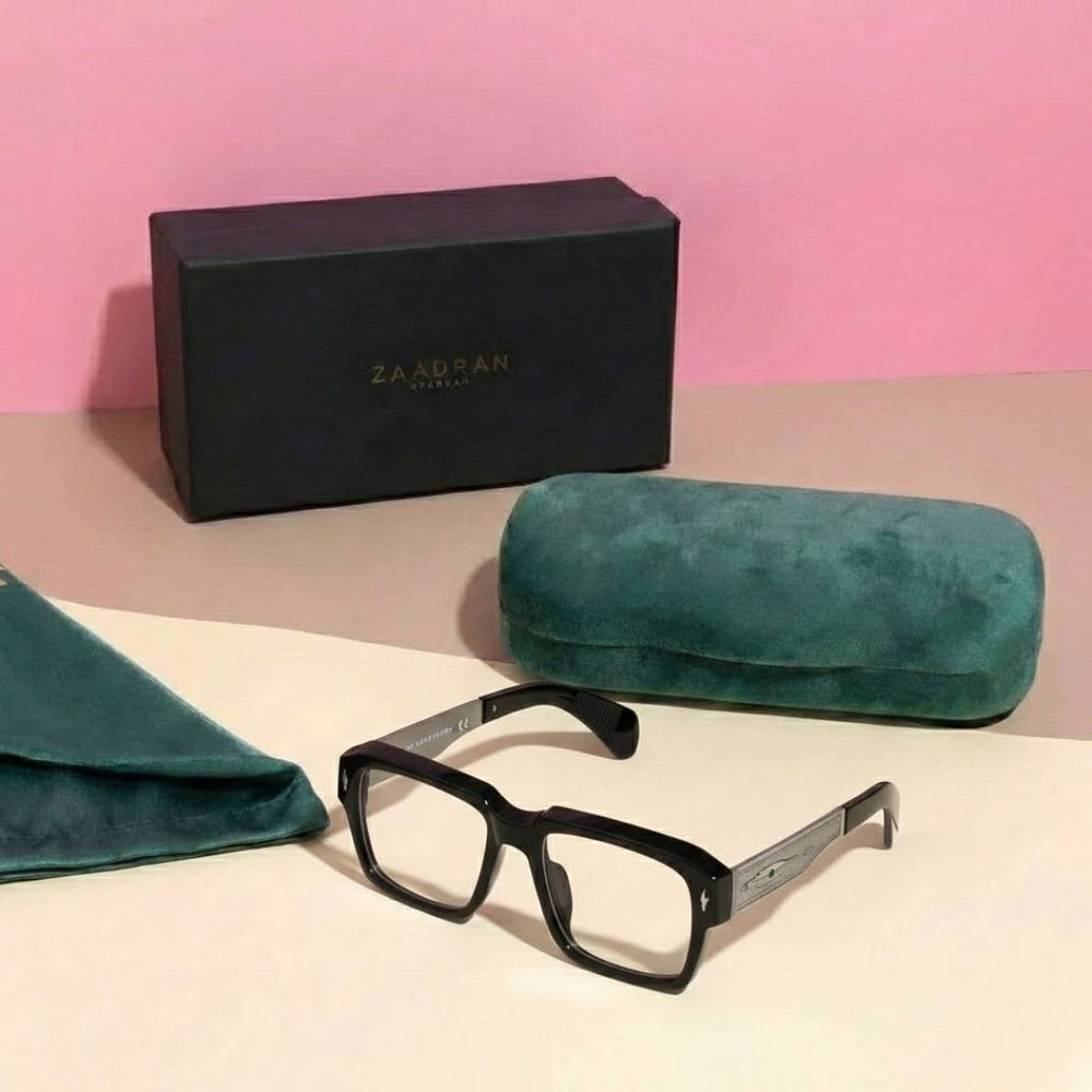 Bagan | Black Silver Transparent Wayfarer Sunglass