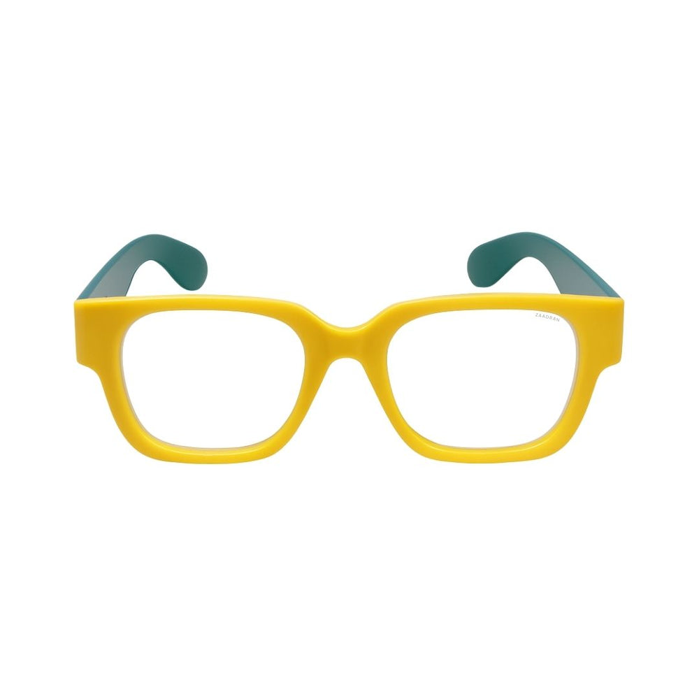 USA | Yellow Green Transparent Wayfarer Sunglass