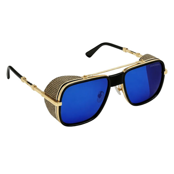Laos | Golden Blue Aviator Sunglass