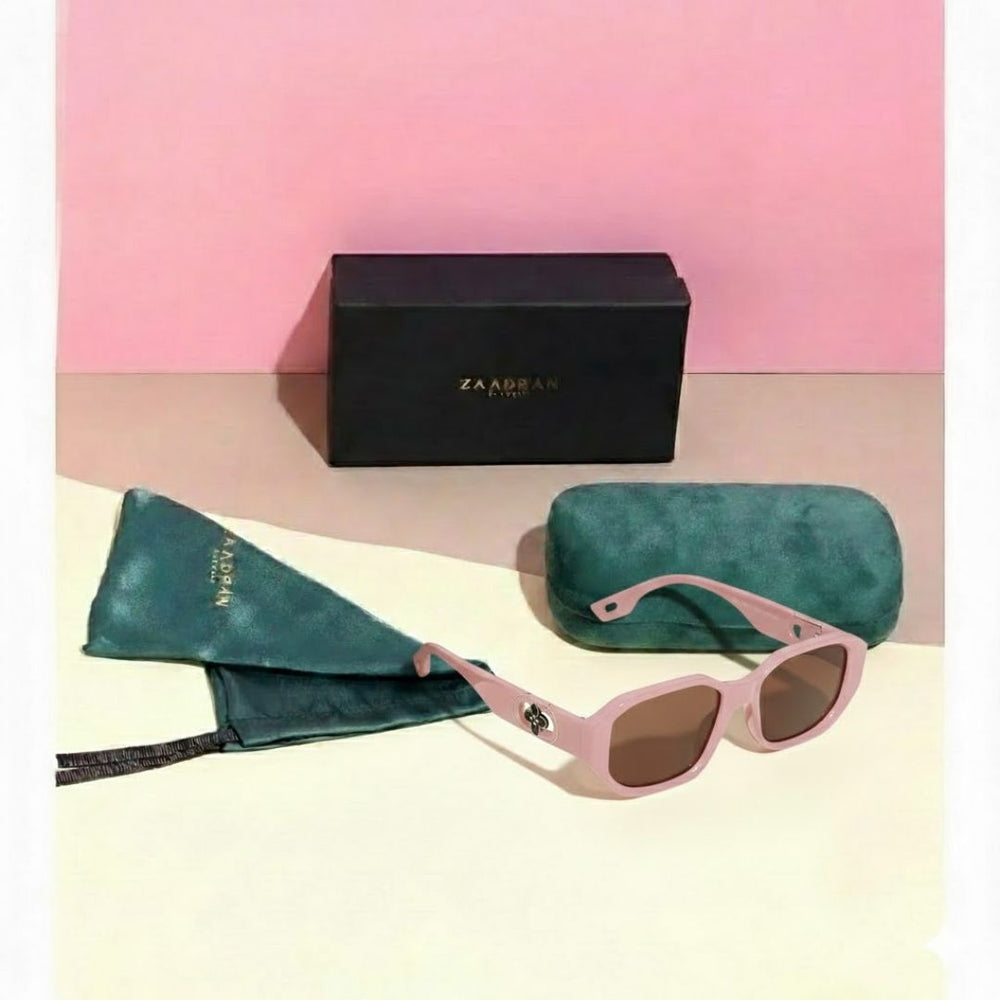 Bangkok | Peach Round Rectangle Sunglass