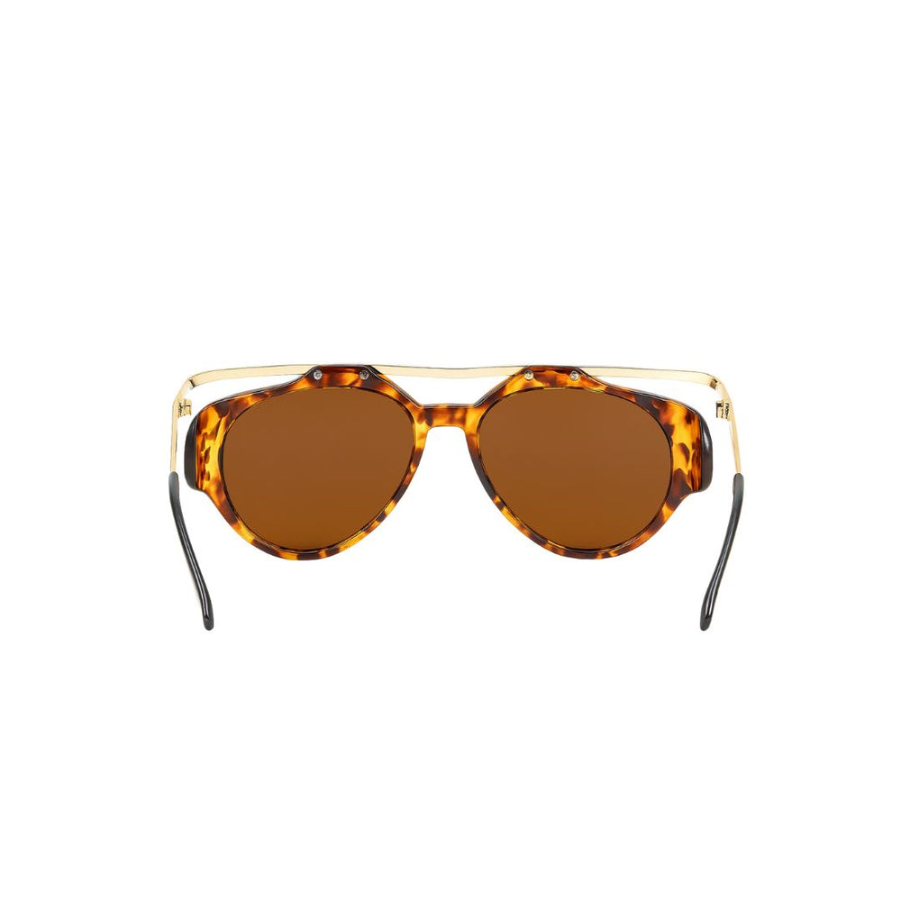 Dubai | Golden Leopard Aviator Sunglass