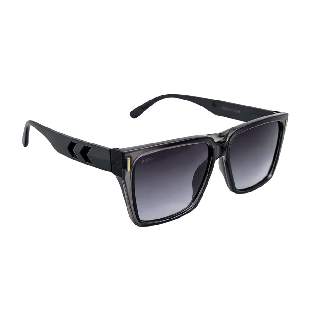 Madrid | Grey Black Arrow Wayfarer Sunglass