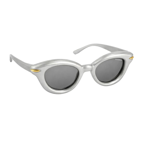 Monaco | Silver Cateye Sunglass