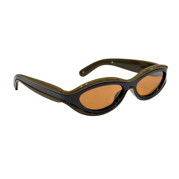 Cannes | Olive Green Cateye Sunglass