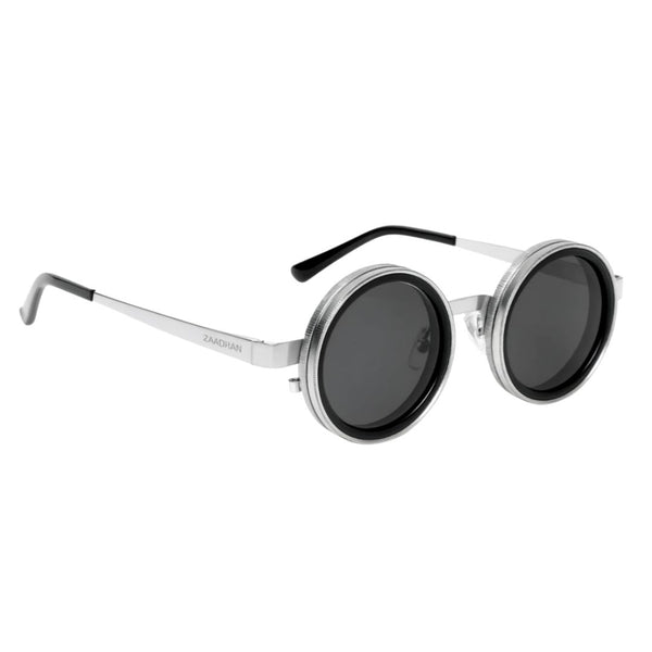 Rotater | Silver Round Sunglass