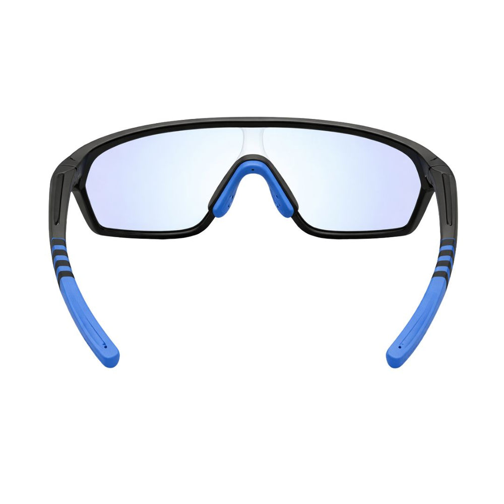 Hyper-Curve | Black Blue Wrap Around Sunglass
