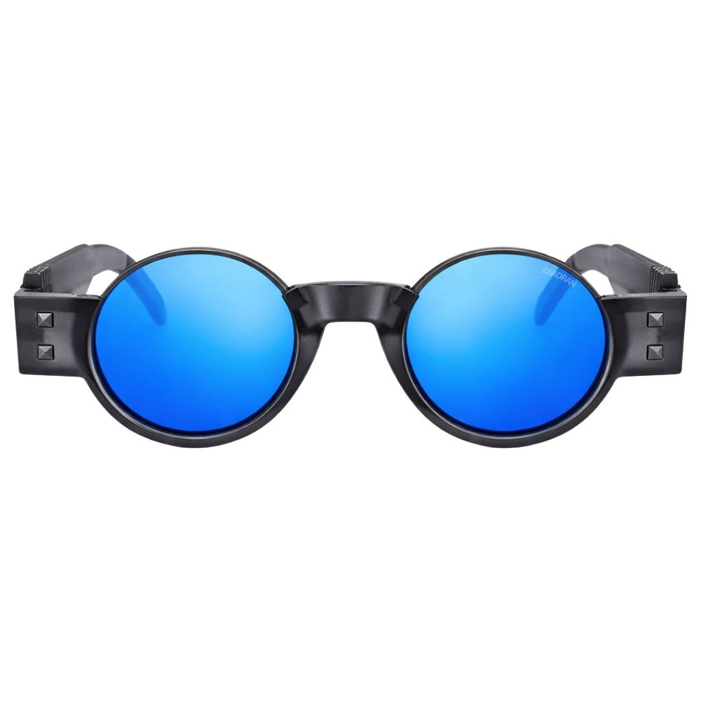 Bosnia | Blue Grey Round Sunglass