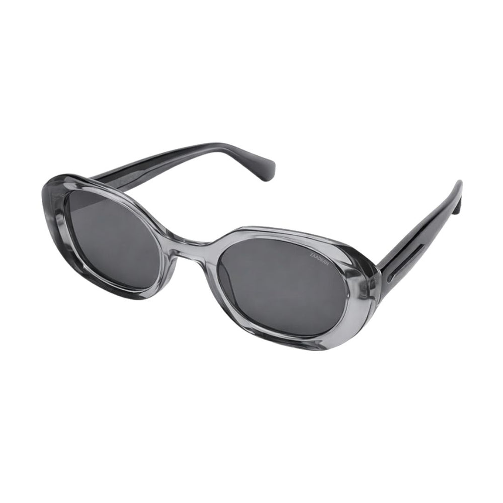 Hungary Octa | Grey Round Wayfarer Sunglass