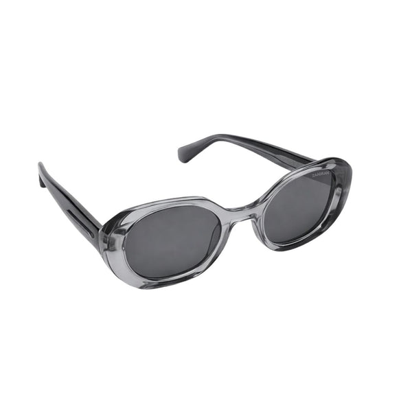 Hungary Octa | Grey Round Wayfarer Sunglass