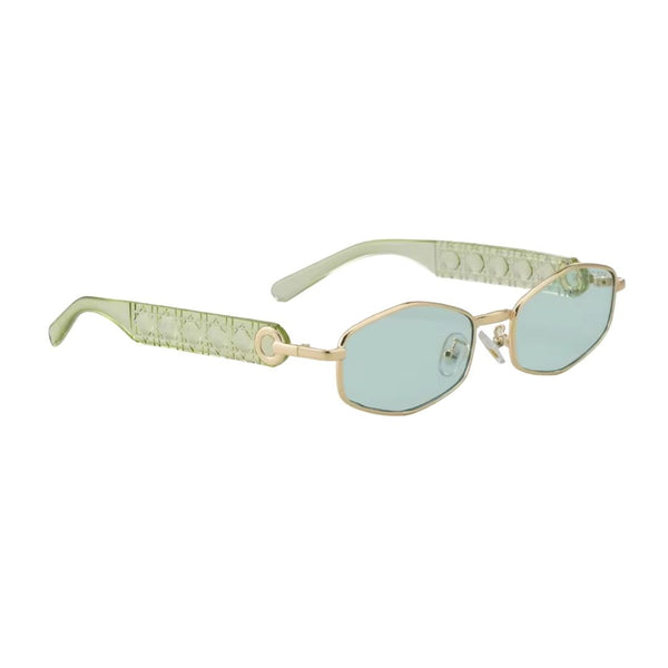Kenya | Green Golden Wayfarer Sunglass