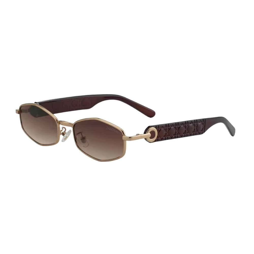 Kenya | Brown Golden Wayfarer Sunglass