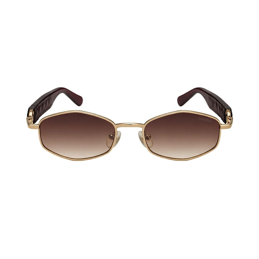 Kenya | Brown Golden Wayfarer Sunglass