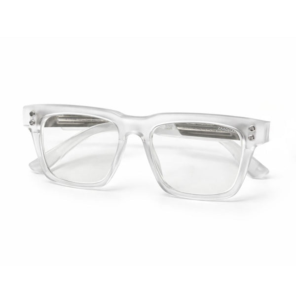 USA | Silver White Transparent Wayfarer Sunglass
