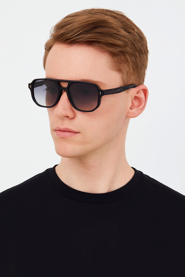 Europe | Black Aviator Sunglass