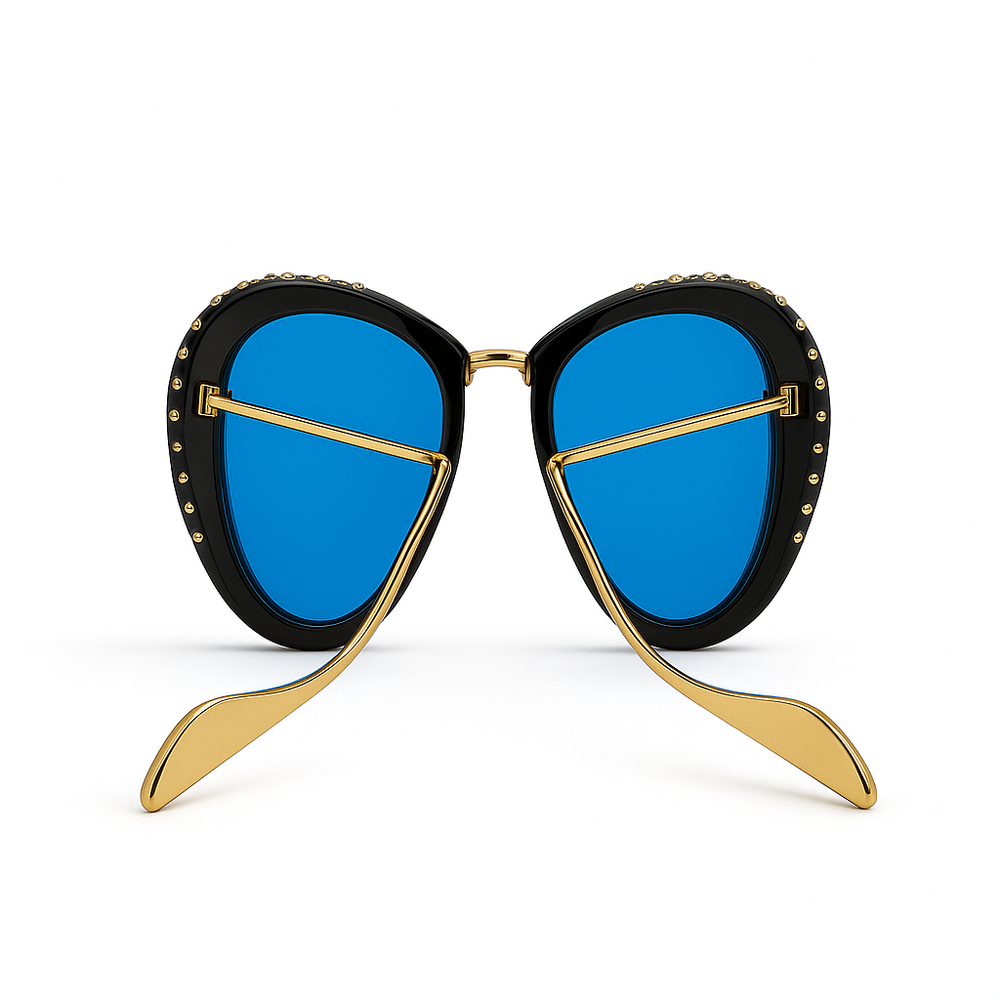 Toronto | Golden Morpho Foldable Aviator Sunglass