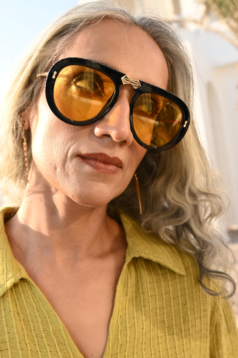 Toronto | Golden Bumblebee Foldable Aviator Sunglass