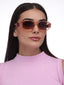 Bangkok | Rose Gold Round Rectangle Sunglass