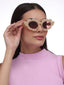 Streamline Shades | Light Taupe Round Sunglass