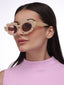 Streamline Shades | Light Taupe Round Sunglass