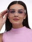 Naked Eyes | White Transparent Oversize Sunglass