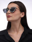 Diamond Kitty | Black Fancy Cateye Sunglass