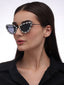 Diamond Kitty | Black Fancy Cateye Sunglass