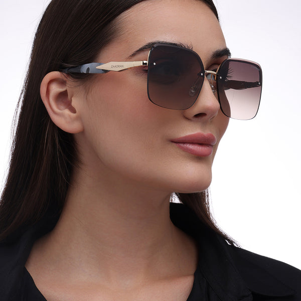 Barbados | Brown Oversize Sunglass