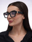 KJ | Black Transparent Oversize Sunglass