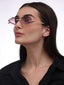 Rose Kiss | Wine Rimless Sunglass