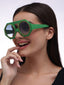 Forest Flair | Green Round Sunglass