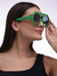 Forest Flair | Green Round Sunglass