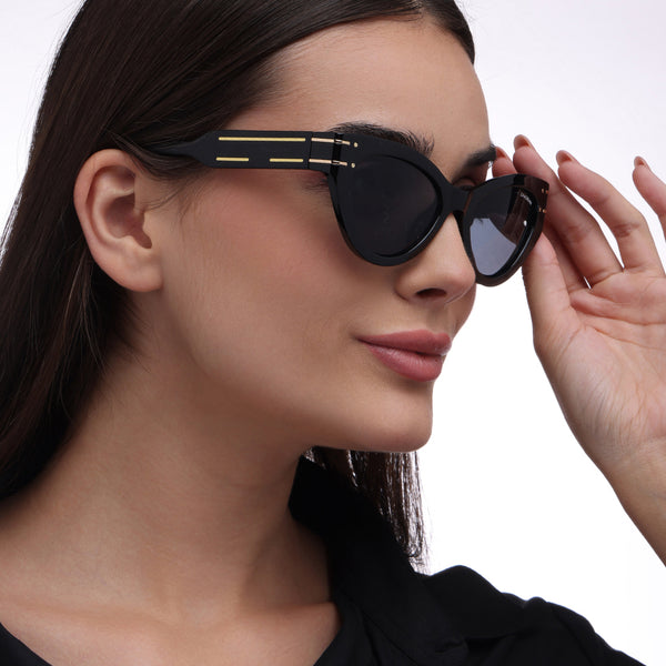 Paris | Black Cateye Sunglass